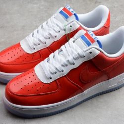 Nike Air Force 1 07 White Red Shoes Best Price 7