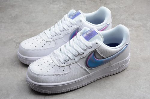 Nike Air Force 1 07 White Blue Shoes Best Price 7